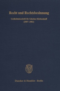 Abbildung von: Recht und Rechtsbesinnung. - fibre