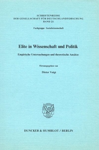 Abbildung von: Elite in Wissenschaft und Politik. - fibre