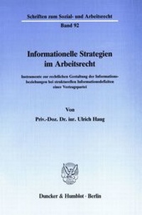 Abbildung von: Informationelle Strategien im Arbeitsrecht. - fibre