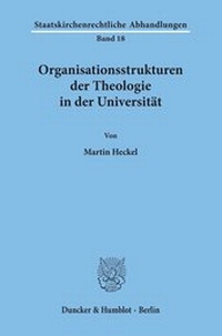 Abbildung von: Organisationsstrukturen der Theologie in der Universität. - fibre