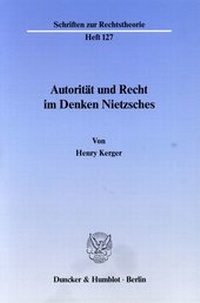 Abbildung von: Autorität und Recht im Denken Nietzsches. - fibre