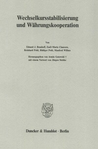 Abbildung von: Wechselkursstabilisierung und Währungskooperation. - Duncker & Humblot