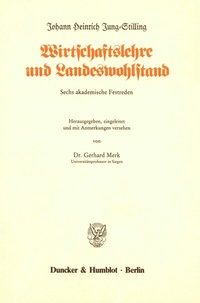 Abbildung von: Wirtschaftslehre und Landeswohlstand. - Duncker & Humblot