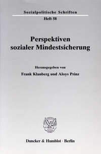 Abbildung von: Perspektiven sozialer Mindestsicherung. - Duncker & Humblot