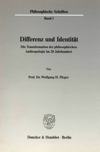 Abbildung von: Differenz und Identität. - Duncker & Humblot