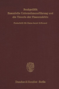 Abbildung von: Bankpolitik, finanzielle Unternehmensführung und die Theorie der Finanzmärkte. - fibre
