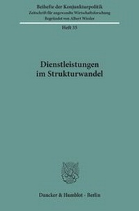 Abbildung von: Dienstleistungen im Strukturwandel. - fibre