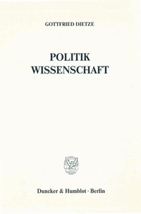 Abbildung von: Politik - Wissenschaft. - Duncker & Humblot