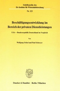 Abbildung von: Beschäftigungsentwicklung im Bereich der privaten Dienstleistungen. - Duncker & Humblot