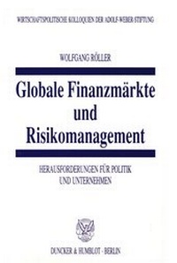 Abbildung von: Globale Finanzmärkte und Risikomanagement. - fibre