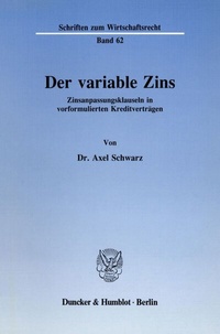Abbildung von: Der variable Zins. - fibre