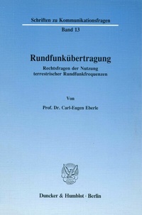 Abbildung von: Rundfunkübertragung. - Duncker & Humblot