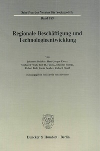 Abbildung von: Regionale Beschäftigung und Technologieentwicklung. - Duncker & Humblot