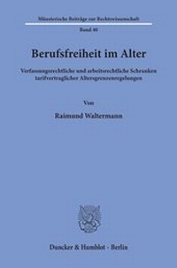 Abbildung von: Berufsfreiheit im Alter. - fibre