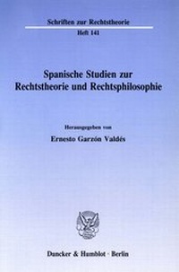 Abbildung von: Spanische Studien zur Rechtstheorie und Rechtsphilosophie. - fibre