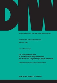 Abbildung von: Die Energiewirtschaft in den kleineren Mitgliedstaaten des Rates für Gegenseitige Wirtschaftshilfe. - fibre
