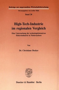 Abbildung von: High-Tech-Industrie im regionalen Vergleich. - fibre