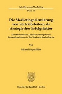 Abbildung von: Die Marketingorientierung von Vertriebsleitern als strategischer Erfolgsfaktor. - fibre