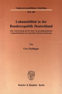 Abbildung von: Lohnmobilität in der Bundesrepublik Deutschland. - fibre