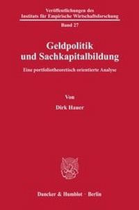 Abbildung von: Geldpolitik und Sachkapitalbildung. - fibre