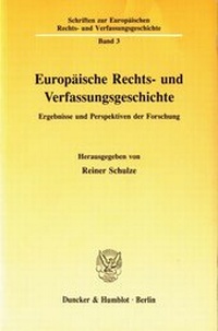 Abbildung von: Europäische Rechts- und Verfassungsgeschichte. - fibre