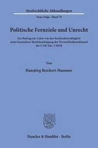 Abbildung von: Politische Fernziele und Unrecht. - fibre