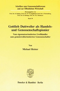 Abbildung von: Gottlieb Duttweiler als Handels- und Genossenschaftspionier. - fibre