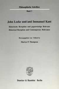 Abbildung von: John Locke und - and Immanuel Kant. - fibre