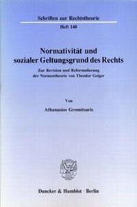 Abbildung von: Normativität und sozialer Geltungsgrund des Rechts. - fibre