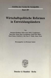 Abbildung von: Wirtschaftspolitische Reformen in Entwicklungsländern. - Duncker & Humblot