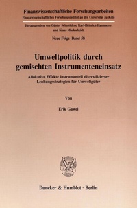 Abbildung von: Umweltpolitik durch gemischten Instrumenteneinsatz. - fibre