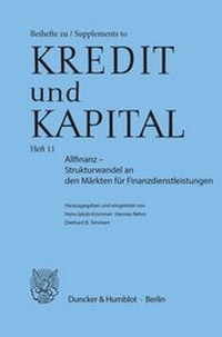 Abbildung von: Allfinanz - Strukturwandel an den Märkten für Finanzdienstleistungen. - fibre
