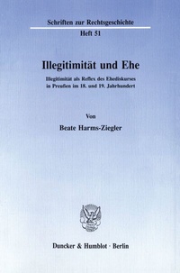 Abbildung von: Illegitimität und Ehe. - fibre