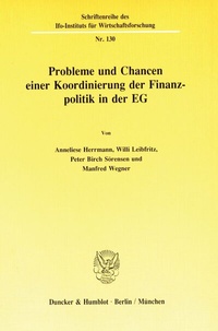 Abbildung von: Probleme und Chancen einer Koordinierung der Finanzpolitik in der EG. - fibre