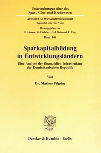 Abbildung von: Sparkapitalbildung in Entwicklungsländern. - Duncker & Humblot