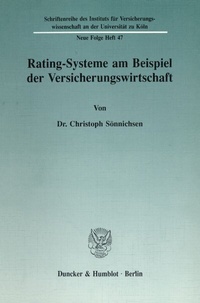 Abbildung von: Rating-Systeme am Beispiel der Versicherungswirtschaft. - fibre