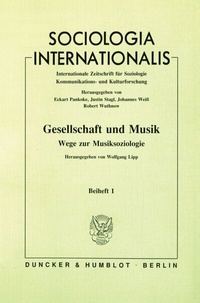 Abbildung von: Gesellschaft und Musik - Wege zur Musiksoziologie. - fibre