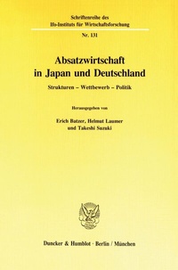 Abbildung von: Absatzwirtschaft in Japan und Deutschland. - Duncker & Humblot