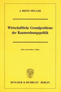 Abbildung von: Wirtschaftliche Grundprobleme der Raumordnungspolitik. - fibre