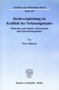Abbildung von: Rechtsvergleichung im Kraftfeld des Verfassungsstaates. - fibre