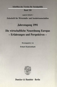 Abbildung von: Die wirtschaftliche Neuordnung Europas. - Duncker & Humblot