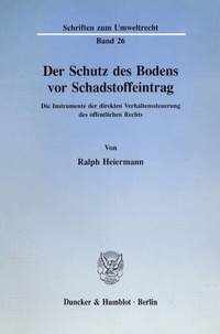 Abbildung von: Der Schutz des Bodens vor Schadstoffeintrag. - fibre