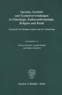 Abbildung von: Sprache, Symbole und Symbolverwendungen in Ethnologie, Kulturanthropologie, Religion und Recht. - fibre