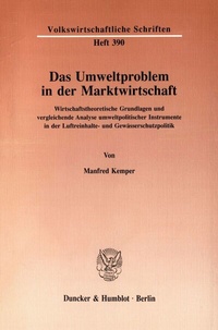 Abbildung von: Das Umweltproblem in der Marktwirtschaft. - fibre