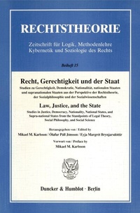 Abbildung von: Recht, Gerechtigkeit und der Staat. - Duncker & Humblot