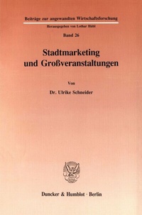 Abbildung von: Stadtmarketing und Großveranstaltungen. - fibre