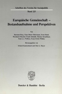Abbildung von: Europäische Gemeinschaft - Bestandsaufnahme und Perspektiven. - Duncker & Humblot