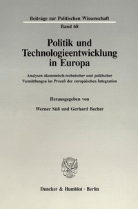 Abbildung von: Politik und Technologieentwicklung in Europa. - fibre