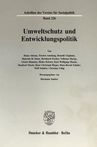 Abbildung von: Umweltschutz und Entwicklungspolitik. - Duncker & Humblot