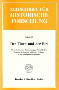 Abbildung von: Der Fluch und der Eid. - Duncker & Humblot